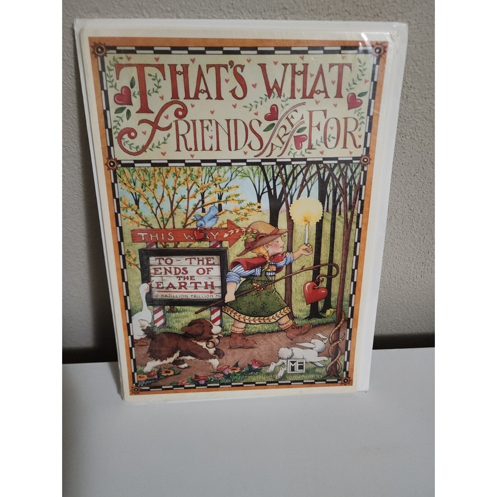 Vintage Large Mary Engelbreit Print Greeting Card Envelopes 11.5" Friends‎  Lot